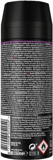 Axe Black Night All Day Fresh Deodorant 24h In Spray without Aluminum 150ml