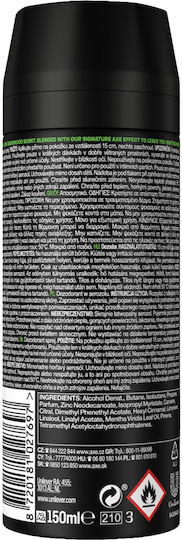 Axe Wild Mojito & Cedarwood Non Stop Fresh Αποσμητικό 48h σε Spray 150ml