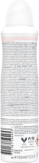 Dove Whole Body Sensitive - Raspberry & Rose Αποσμητικό σε Spray Χωρίς Αλουμίνιο 150ml