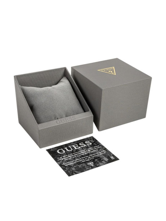 Guess Easton Men's Battery Watch with Black Metal Bracelet