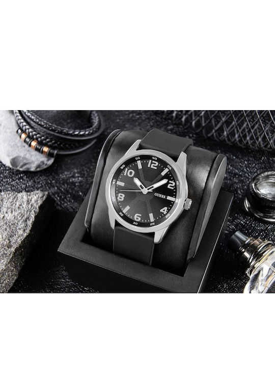 Guess Monte Men's Watch 42mm Battery with Black Metal Bracelet