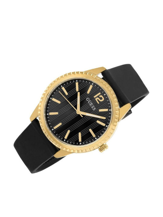 Guess Chip Men's Watch 40mm Battery with Black Metal Bracelet