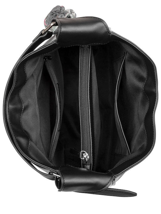 Women's Black Shoulder Bag