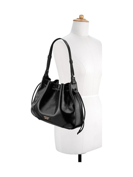 Women's Black Shoulder Bag