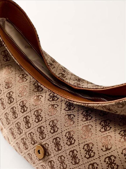 Leder Damen Hobo Tasche Braun