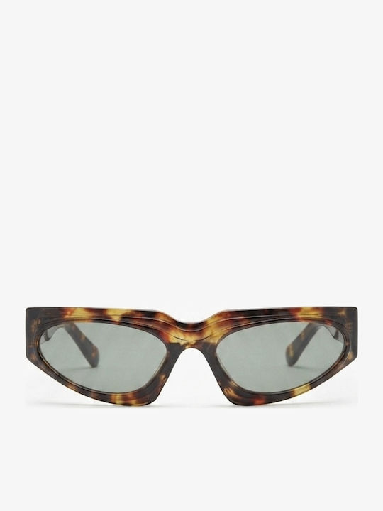 Max Air Green Sunglasses With Horn-Rimmed Frame Max Air Green Sunglasses With Horn-Rimmed Frame
