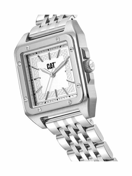 CAT Women's Watch 30mm Battery with Silver Metal Bracelet CAT Women's Watch 30mm Battery with Silver Metal Bracelet