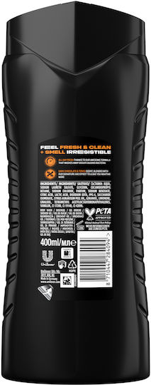 Axe Dark Temptation Total Relax Αφρόλουτρο σε Gel για Άνδρες με AHA & Άρωμα Βανίλια 400ml
