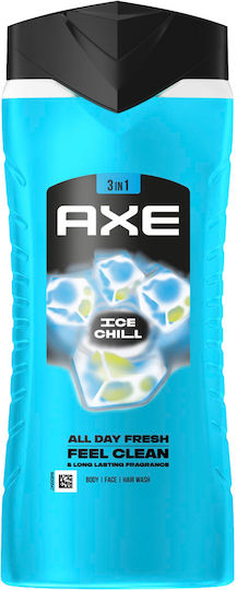 Axe Ice Chill Shower Gel for Men with Glycerin & Mint Scent 400ml