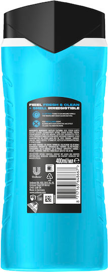 Axe Ice Chill Shower Gel for Men with Glycerin & Mint Scent 400ml