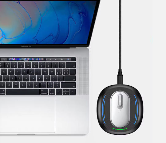 Mouse Jiggler Nedetectabil Simulând Mișcarea Mouse-ului Buton Anti-somn Pornit-oprit Funcție Auto-click Negru