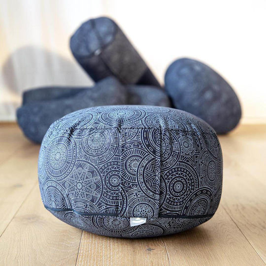 Bodhi Rondo Maharaja Meditation Cushion Navy Blue