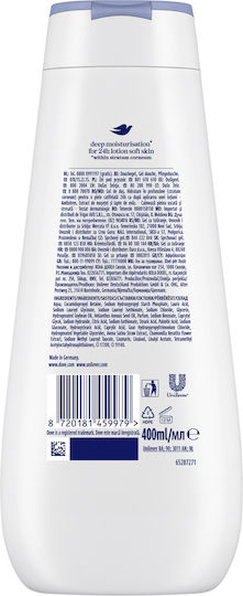 Dove Antistress Bubble Bath Gel with Soothing Oatmeal 400ml