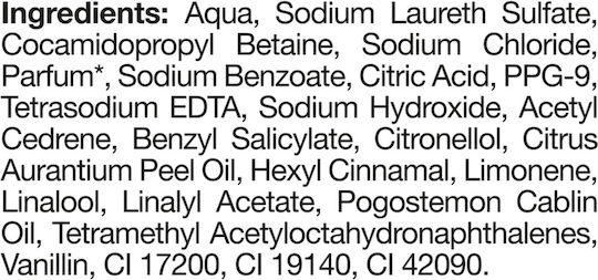 Lux Secret Poppy Shower Gel & Citrus Scent 600ml
