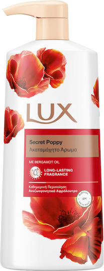 Lux Secret Poppy Shower Gel & Citrus Scent 600ml