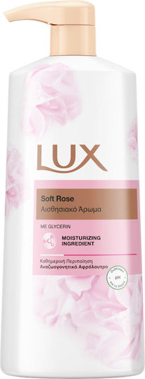 Lux Lux Soft Rose Cremiges Schaumbad mit Glycerin & Duft Rosen 600ml