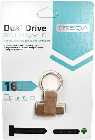 16GB USB 3.0 Stick with USB-A & USB-C Connection
