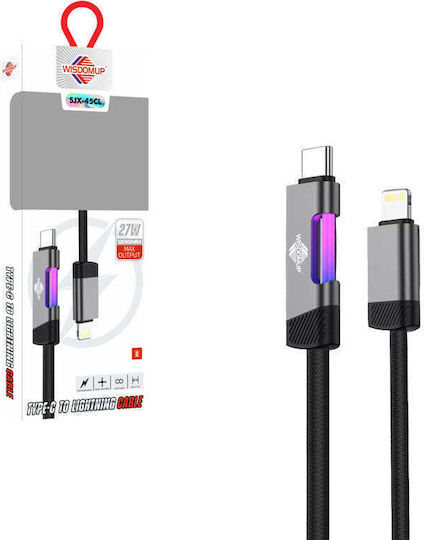 WisdomUp LED USB-C to Lightning Cable 27W