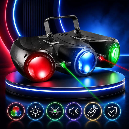 Light4me Bewegliche Lichter Spot LED DMX Rot / Grün / RGBW