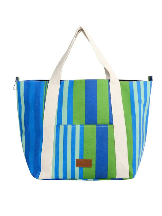 Achilleas Accessories Πετσετέ Τσάντα Θαλάσσης Πολύχρωμη