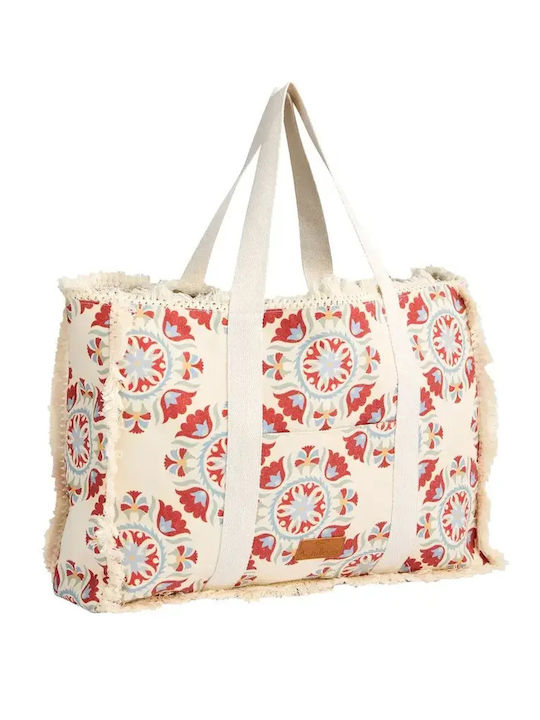 Achilleas Accessories Πετσετέ Τσάντα Θαλάσσης Πολύχρωμη