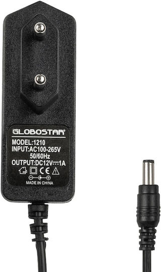GloboStar Universal Adjustable Voltage Power Adapter 12 1A with Power 12W with Plug Set GLB-107-0001