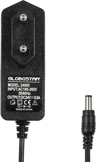 GloboStar Universal Adjustable Voltage Power Adapter 24V 0.5A with Power 12W with Plug Set GLB-107-0005