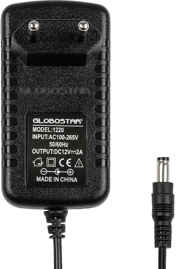 GloboStar Universal Adjustable Voltage Power Adapter 12 2A with Power 24W with Plug Set GLB-107-0002