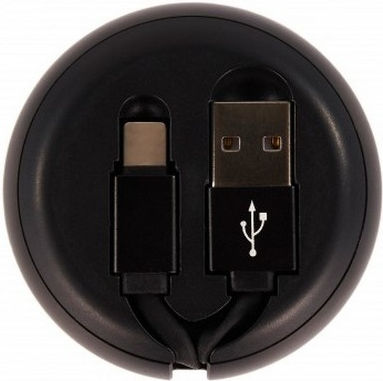 Richmond & Finch Ausziehbares USB 2.0 zu micro USB Kabel Schwarz 0,9 m 1 Stück