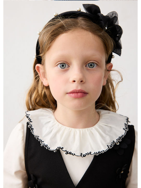 Mayoral Kids Headband with Flower Black Mayoral Kids Headband with Flower Black