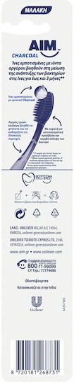 AIM Sensisoft Charcoal Toothbrush Soft Black