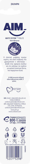 AIM System Toothbrush White-Blue White