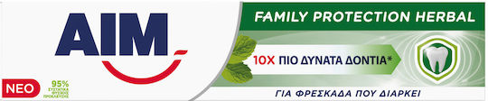 AIM Family Protection Herbal Toothpaste for Cavity Protection 75ml
