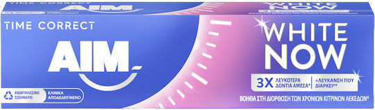 AIM Time Correct White Now Toothpaste for Whitening 75ml