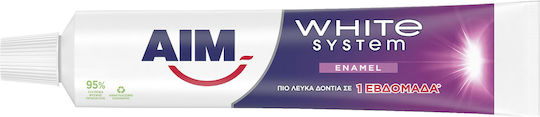 AIM White System Enamel Οδοντόκρεμα για Λεύκανση 75ml