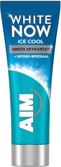 AIM White Now Ice Cool Mint Οδοντόκρεμα για Λεύκανση 75ml