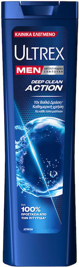 Ultrex Deep Clean Action Shampoos gegen Schuppen für Alle Haartypen 225ml