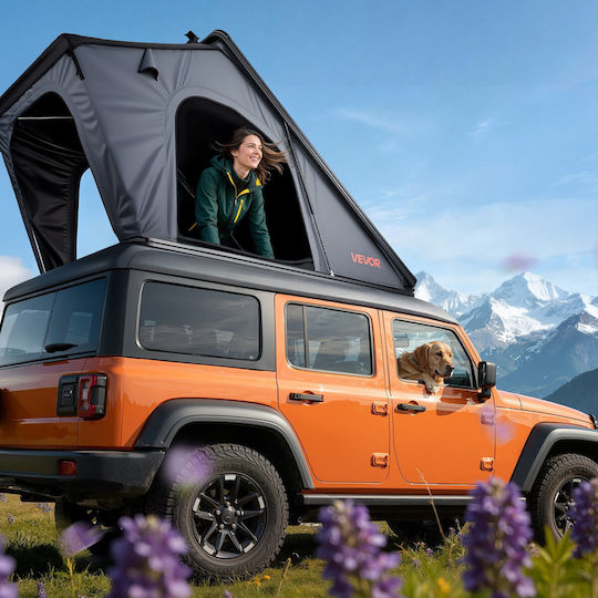 Vevor Cort Camping Pop Up Pentru Automobil Gri Cu Dublu Material