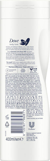 Dove Essential Nourishment Ενυδατικό Γαλάκτωμα Σώματος για Ξηρές Επιδερμίδες 400ml