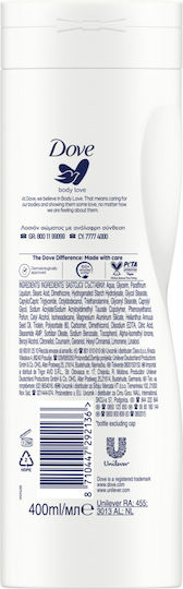 Dove Light Hydro Feuchtigkeitsspendende Lotion Körperpflege für Alle Hauttypen 400ml