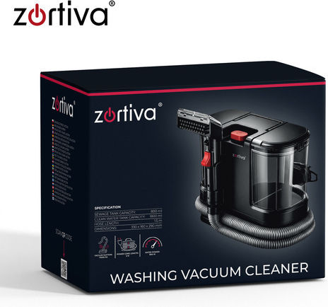 VacTrim Wet-Dry Vacuum 800W with Plastic Container 1.8lt Grey