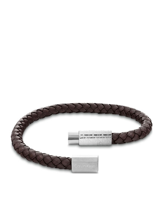 Calvin Klein Brățară pentru bărbați din piele 19.5cm Calvin Klein Brățară pentru bărbați din piele 19.5cm