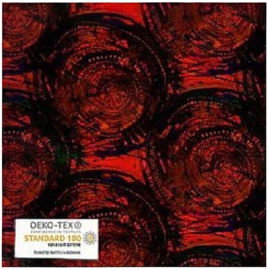 Oxygen Pillowcase Peter Parling Red and Black Red and Black 45x45cm