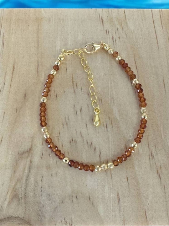 Ezera Women's Silver Gold Plated Chain Bracelet 16.5cm