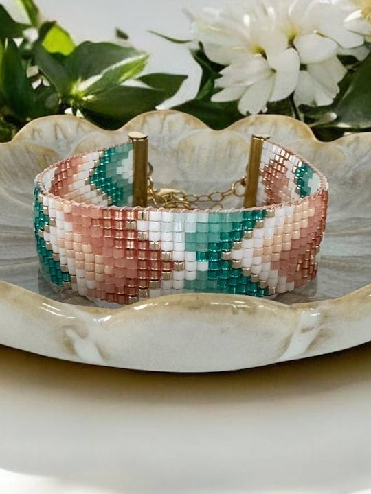 Ezera Damen Armband Kette aus Stahl Vergoldet