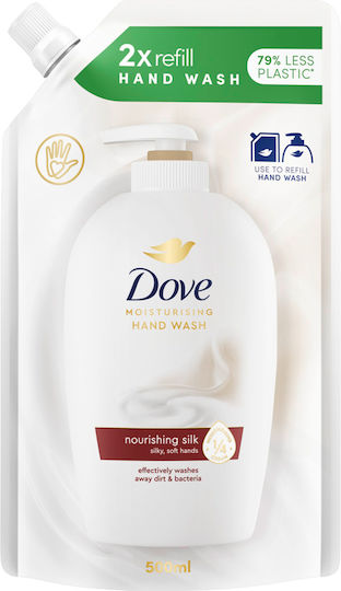 Dove Fine Silk Cream Wash Refill 500ml