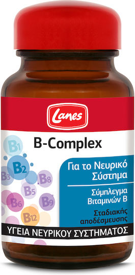 Lanes B-Complex Vitamin for Energy, Immune System Boost & the Nervous System 60 x 1 tablets