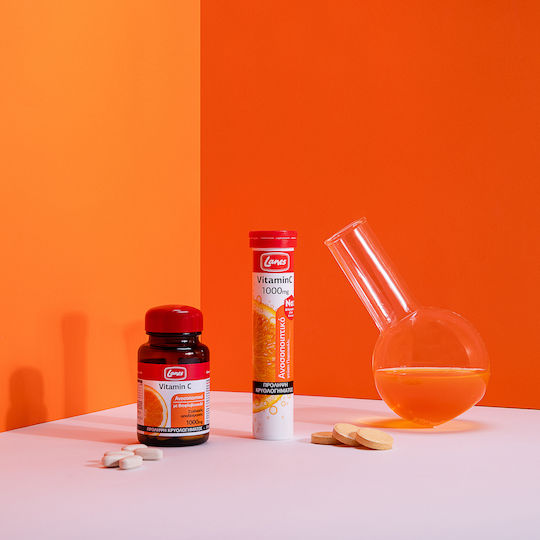 Lanes Vitamin C Vitamin Time Release for Immune System Boost, the Skin & Antioxidant Action 1000mg 30 Tablets