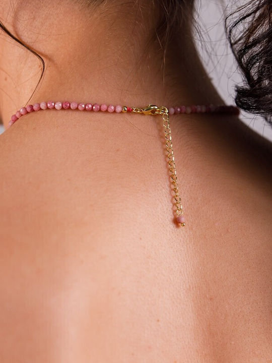 Ezera Choker Placat Cu Aur