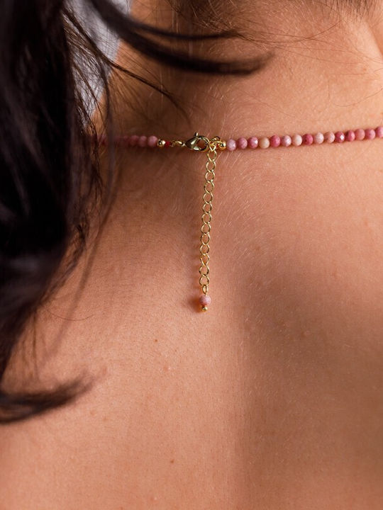 Ezera Choker Placat Cu Aur